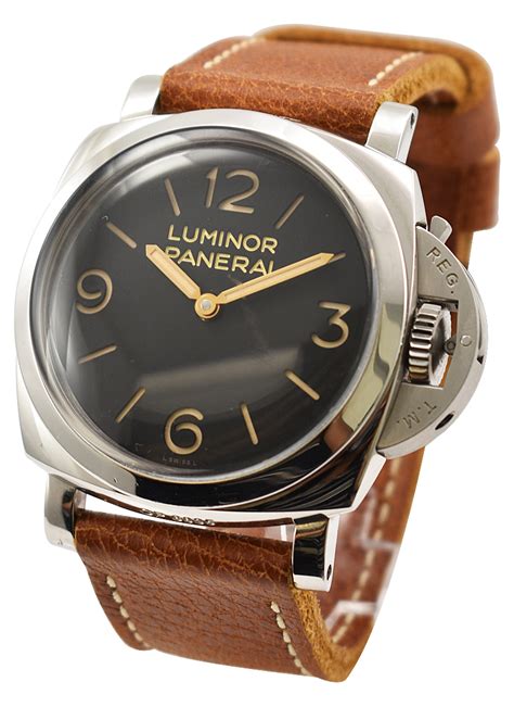 panerai 00372|Panerai Luminor 1950 3days PAM 372 00372 47mm Glasboden.